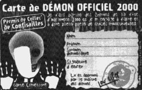 carte Halloween dans les barres de chocolat Mars